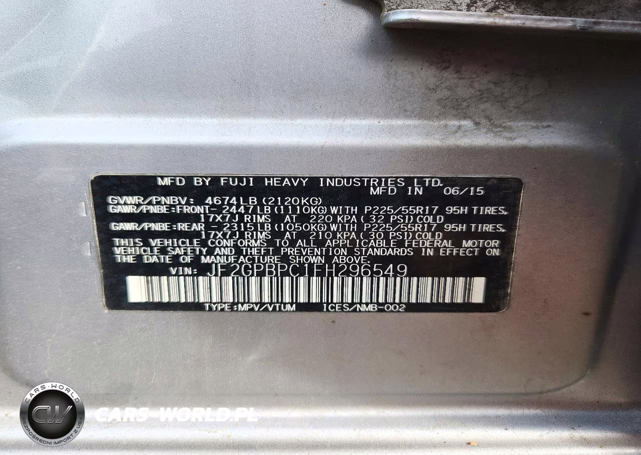 2015 Subaru Xv Crosstrek 2.0I Hybrid Touring VIN:JF2GPBPC1FH296549 - 12