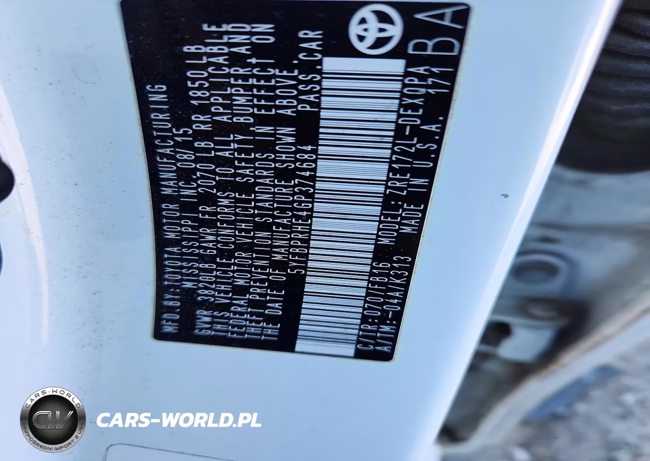 2016 Toyota Corolla Le Eco VIN:5YFBPRHE4GP374684 - 12