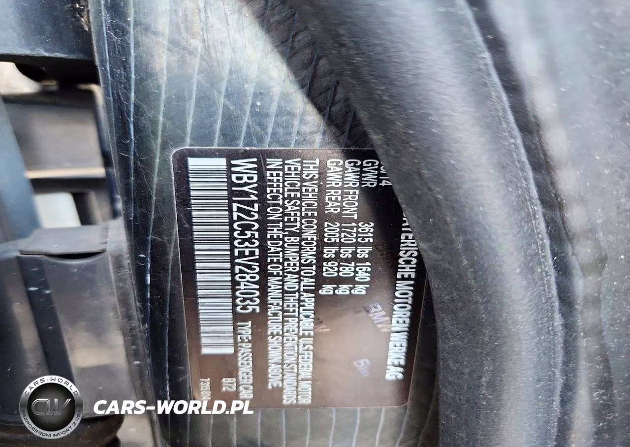 2014 BMW I3 Bev VIN:WBY1Z2C53EV284035 - 12