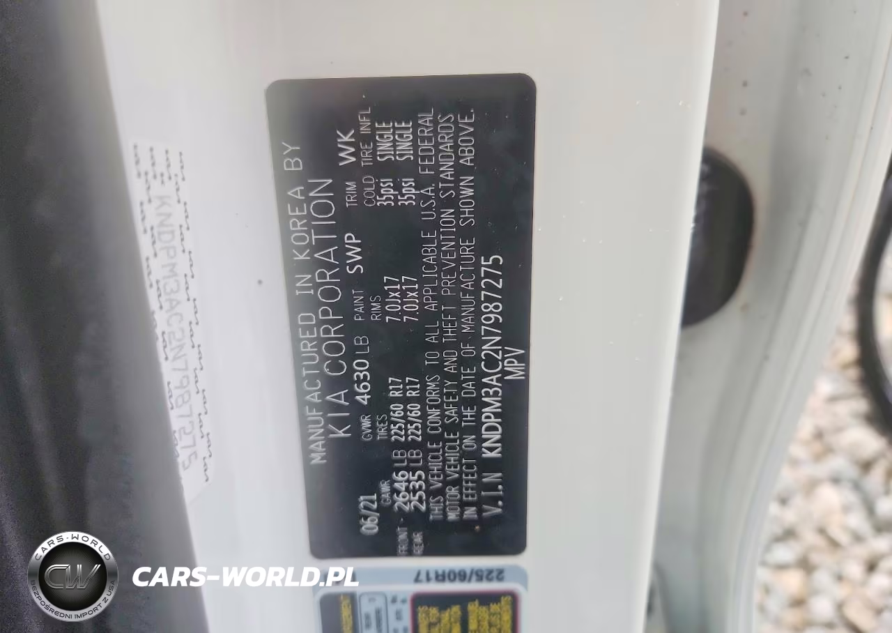 2022 Kia Sportage Lx VIN:KNDPM3AC2N7987275 - 13