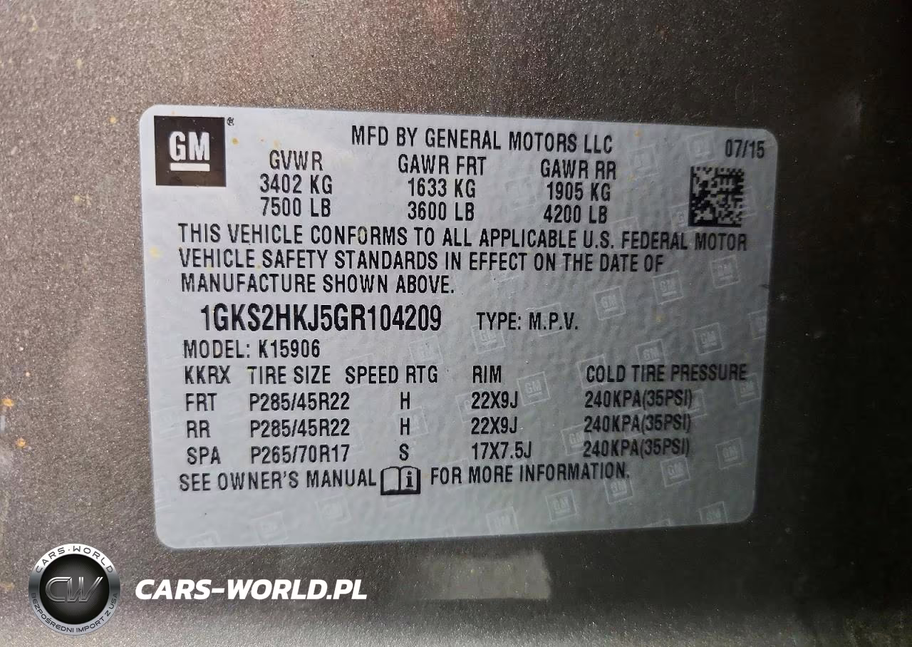 2016 GMC Yukon Xl Denali VIN:1GKS2HKJ5GR104209 - 13