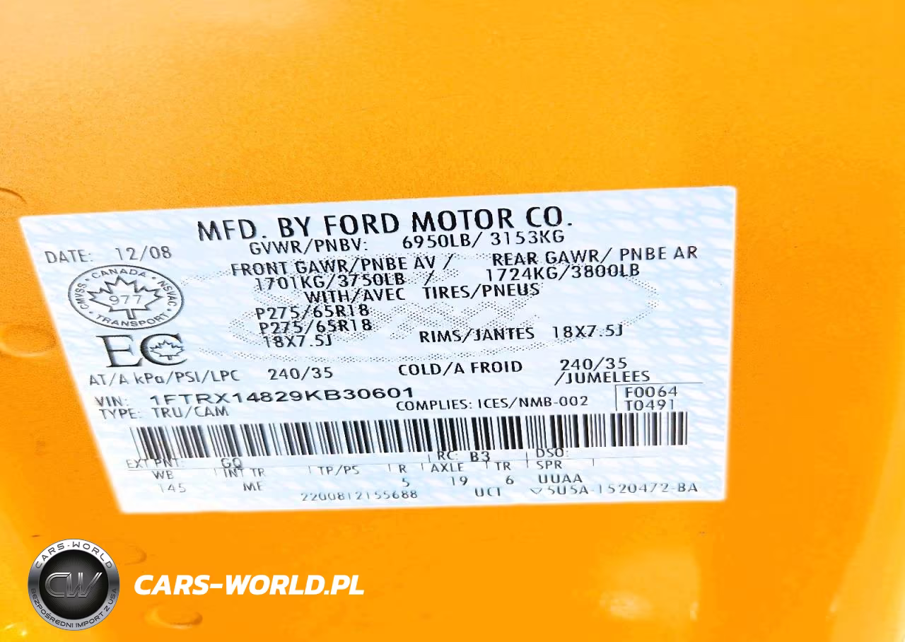 2009 Ford F150 Super Cab VIN:1FTRX14829KB30601 - 12