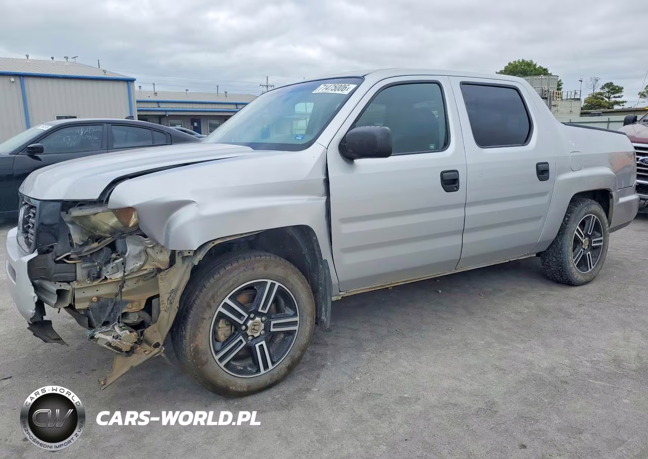 2012 Honda Ridgeline Sport VIN:5FPYK1F78CB451889 - 1