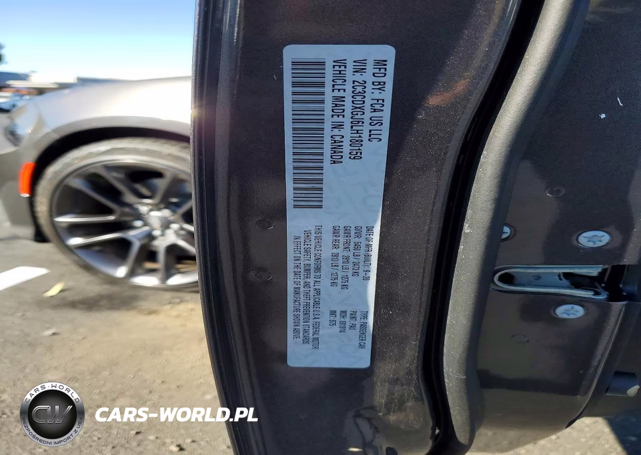 2020 Dodge Charger Scat Pack VIN:2C3CDXGJ6LH180159 - 12