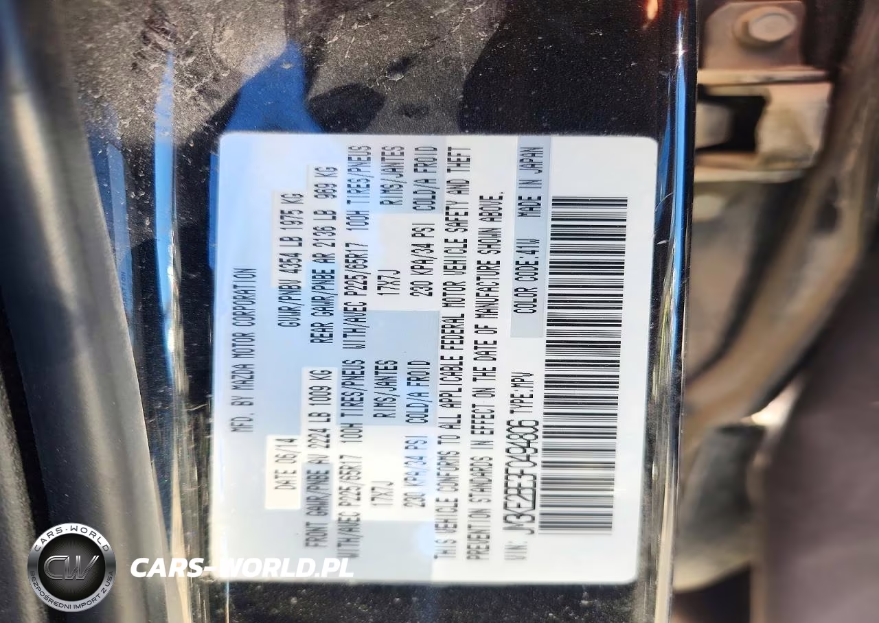 2015 Mazda Cx-5 Sport VIN:JM3KE2BE3F0494806 - 14