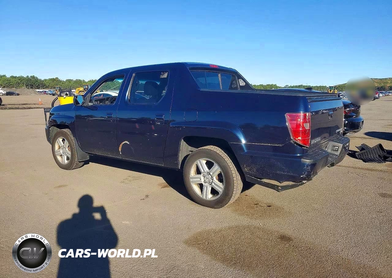 2010 Honda Ridgeline Rtl VIN:5FPYK1F54AB001734 - 2