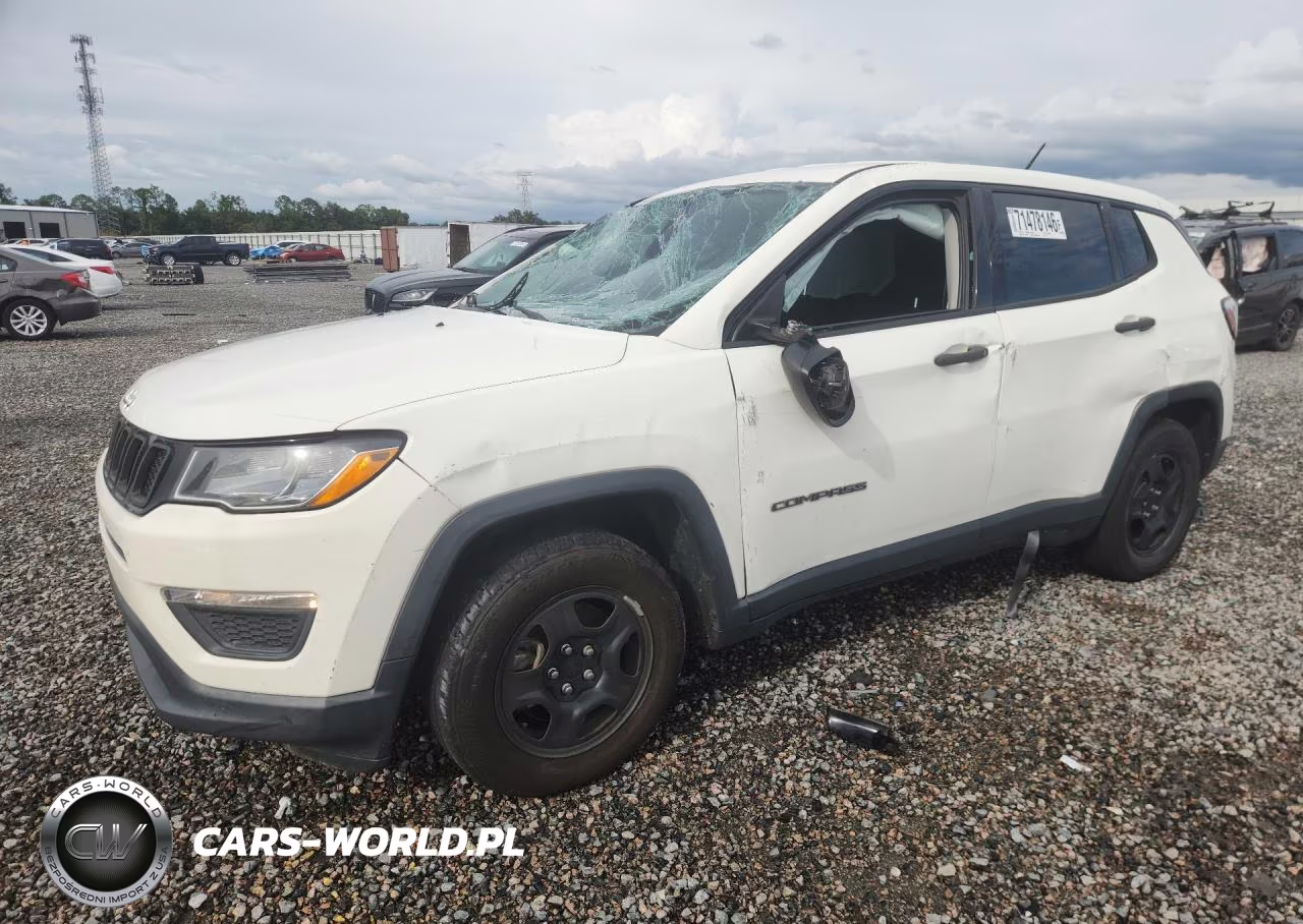 2018 Jeep Compass Sport VIN:3C4NJCAB5JT356422 - 1