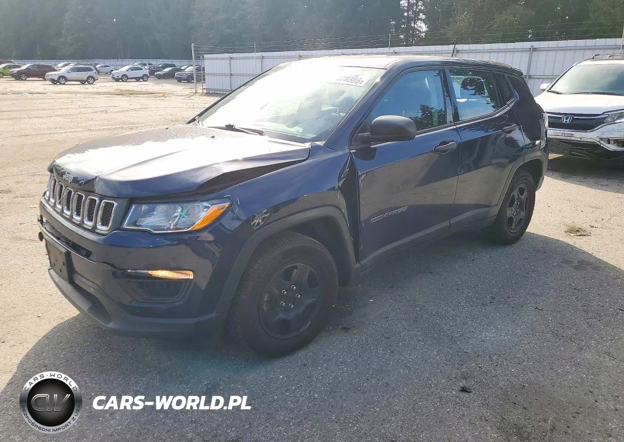 2018 Jeep Compass Sport VIN:3C4NJCAB4JT186182 - 1