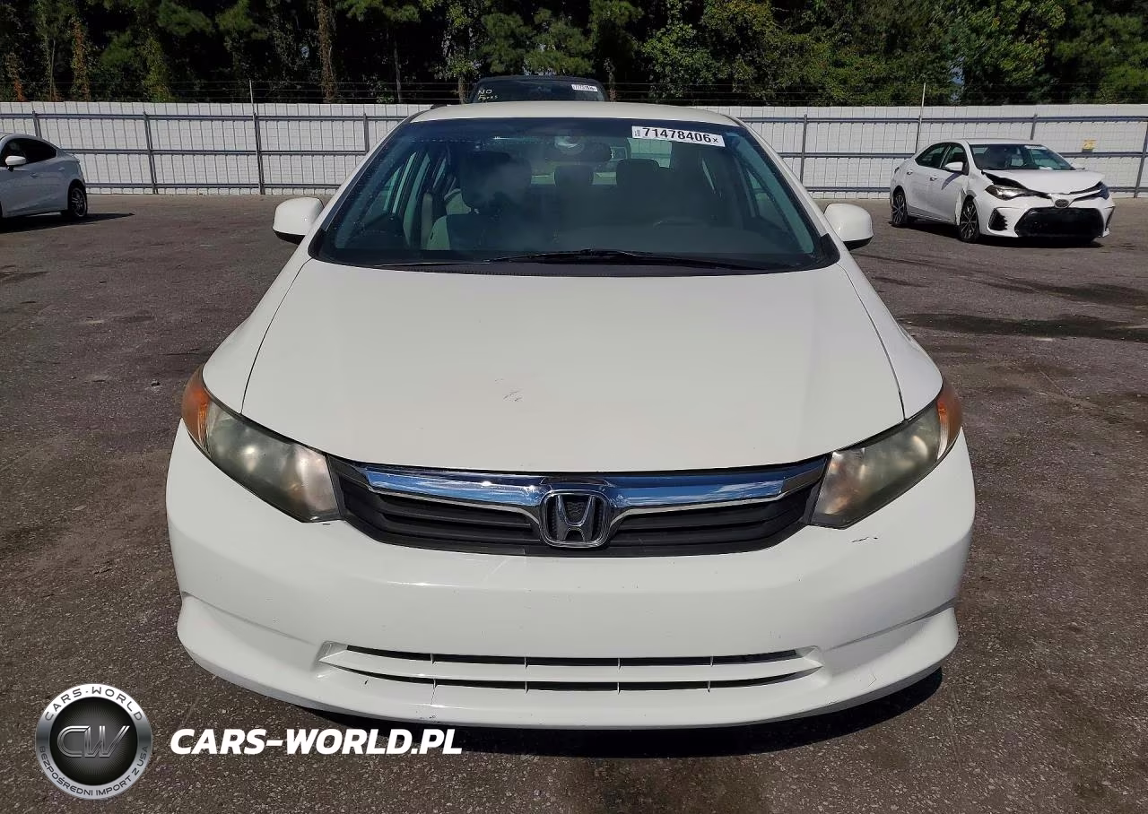 2012 Honda Civic Lx VIN:2HGFB2F5XCH327221 - 5