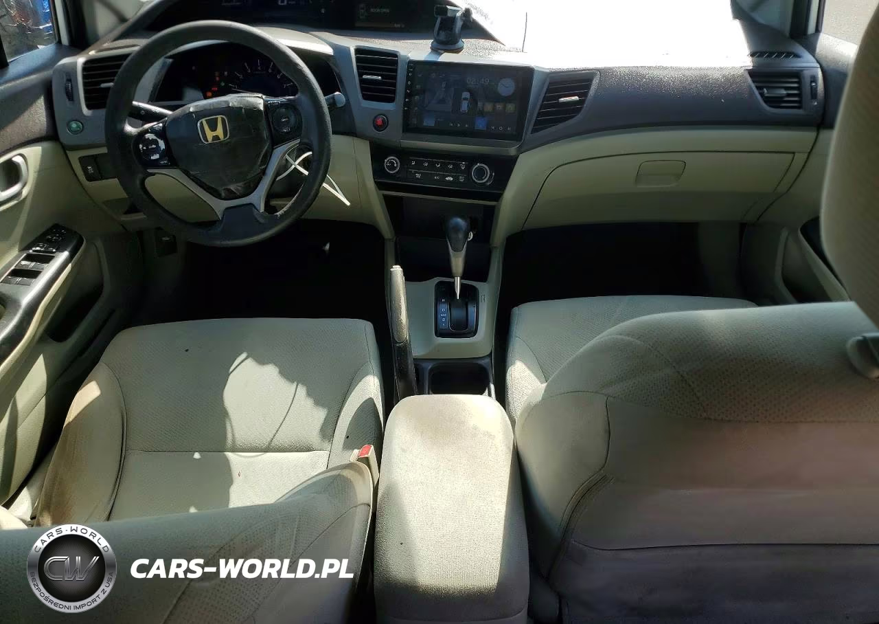 2012 Honda Civic Lx VIN:2HGFB2F5XCH327221 - 8