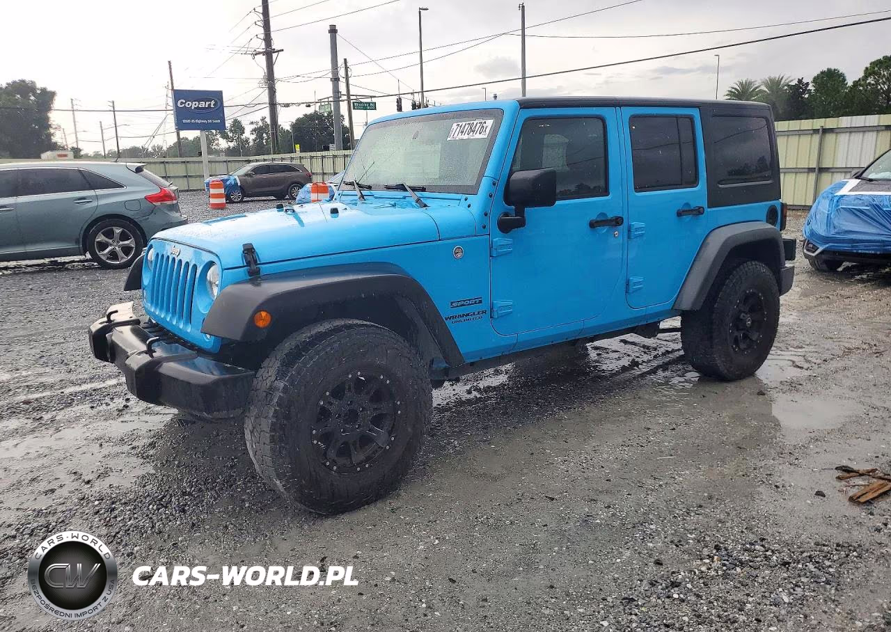 2017 Jeep Wrangler Unlimited Sport VIN:1C4BJWDG9HL578463 - 1