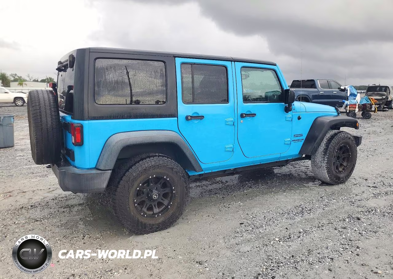 2017 Jeep Wrangler Unlimited Sport VIN:1C4BJWDG9HL578463 - 3