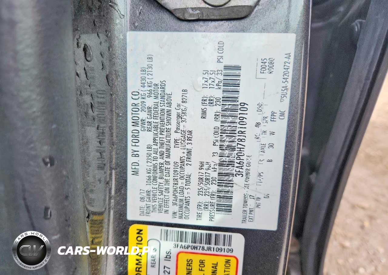 2018 Ford Fusion Se VIN:3FA6P0H78JR109109 - 12