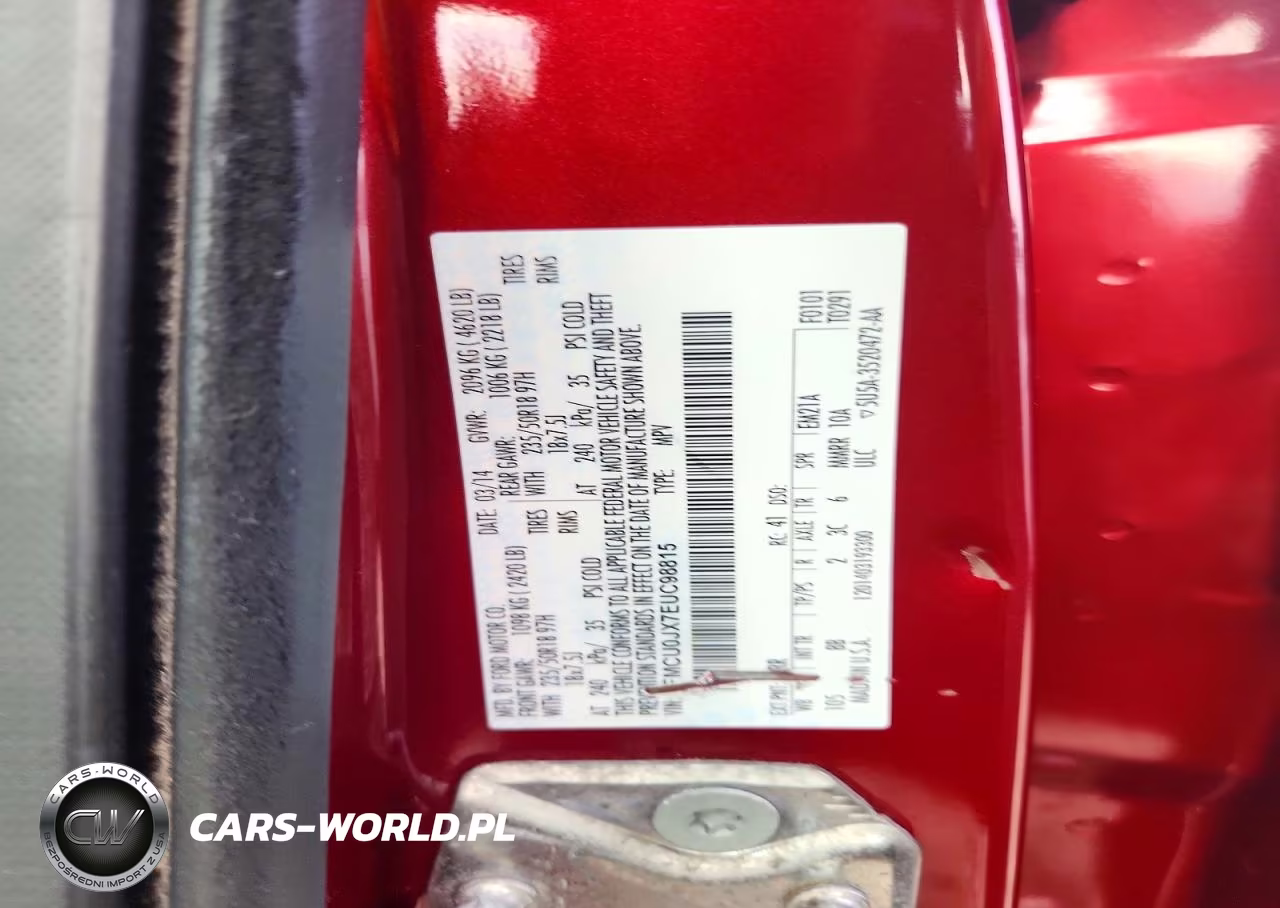 2014 Ford Escape Titanium VIN:1FMCU0JX7EUC98815 - 13