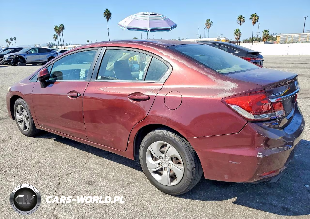 2013 Honda Civic Lx VIN:19XFB2F58DE225816 - 2