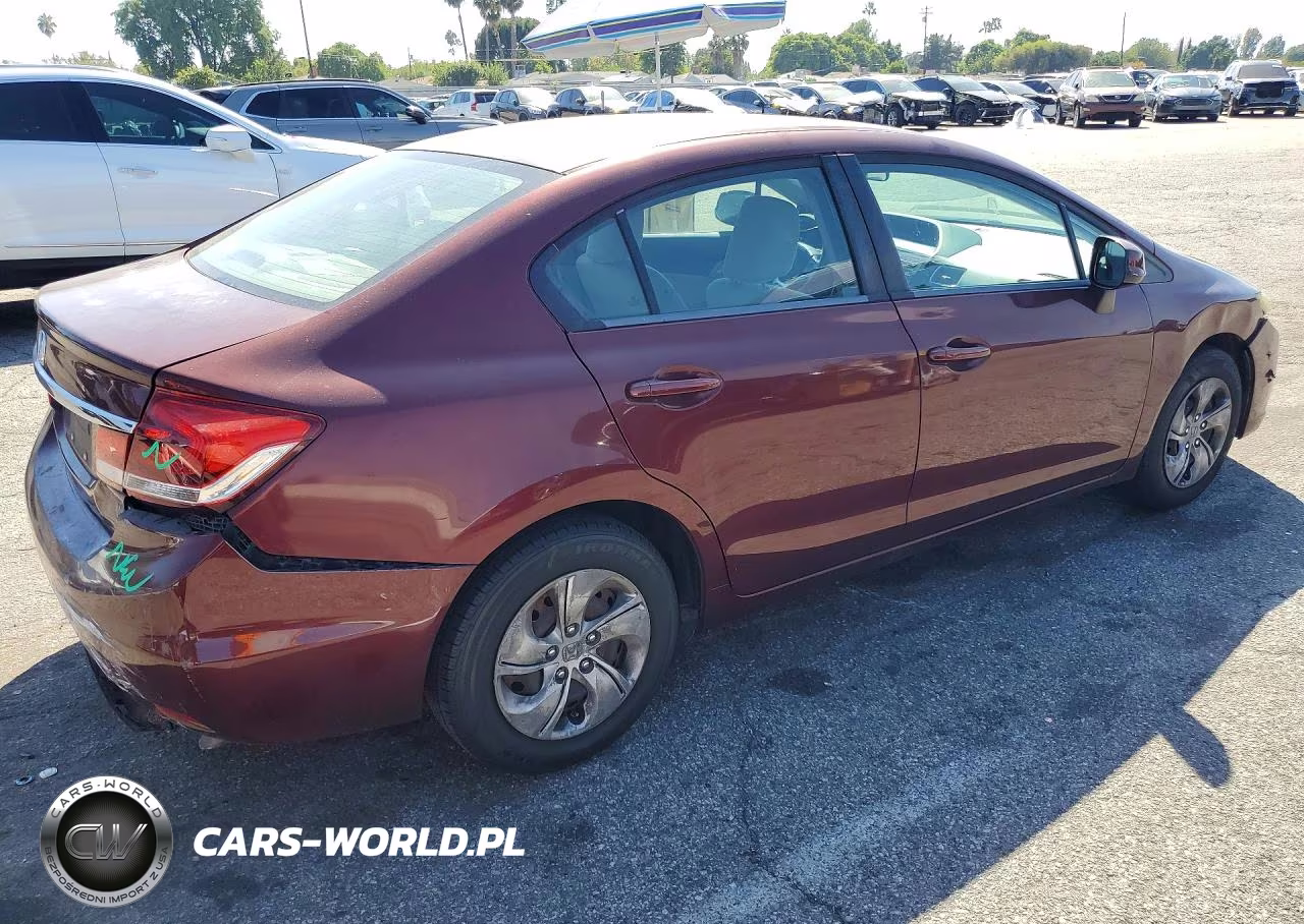 2013 Honda Civic Lx VIN:19XFB2F58DE225816 - 3