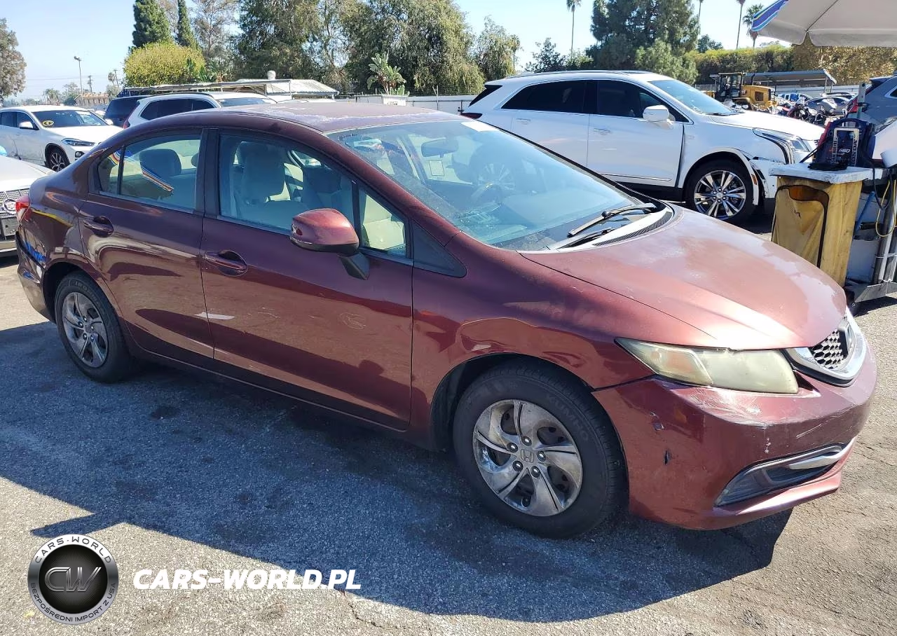 2013 Honda Civic Lx VIN:19XFB2F58DE225816 - 4
