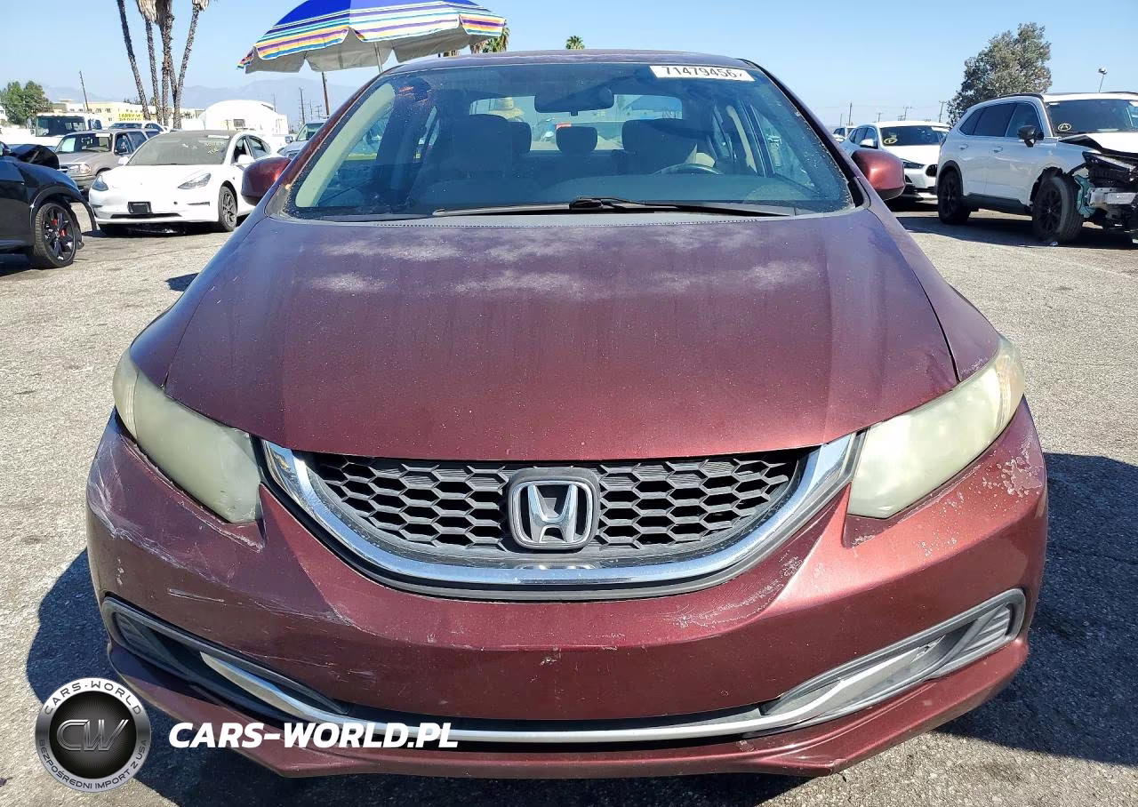 2013 Honda Civic Lx VIN:19XFB2F58DE225816 - 5