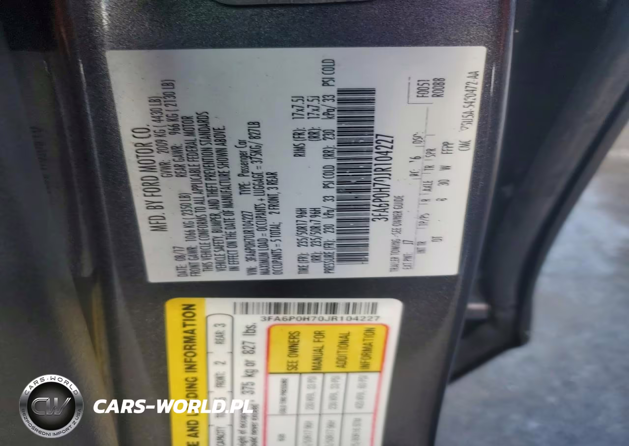 2018 Ford Fusion Se VIN:3FA6P0H70JR104227 - 12