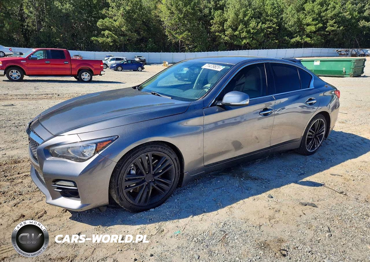 2014 Infiniti Q50 VIN:JN1BV7AP8EM674348 - 1