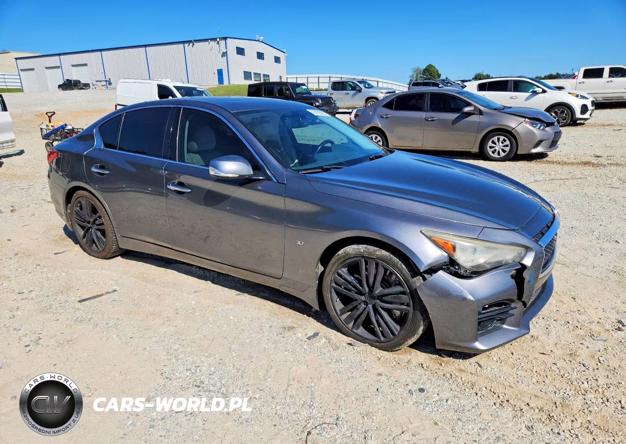 2014 Infiniti Q50 VIN:JN1BV7AP8EM674348 - 4