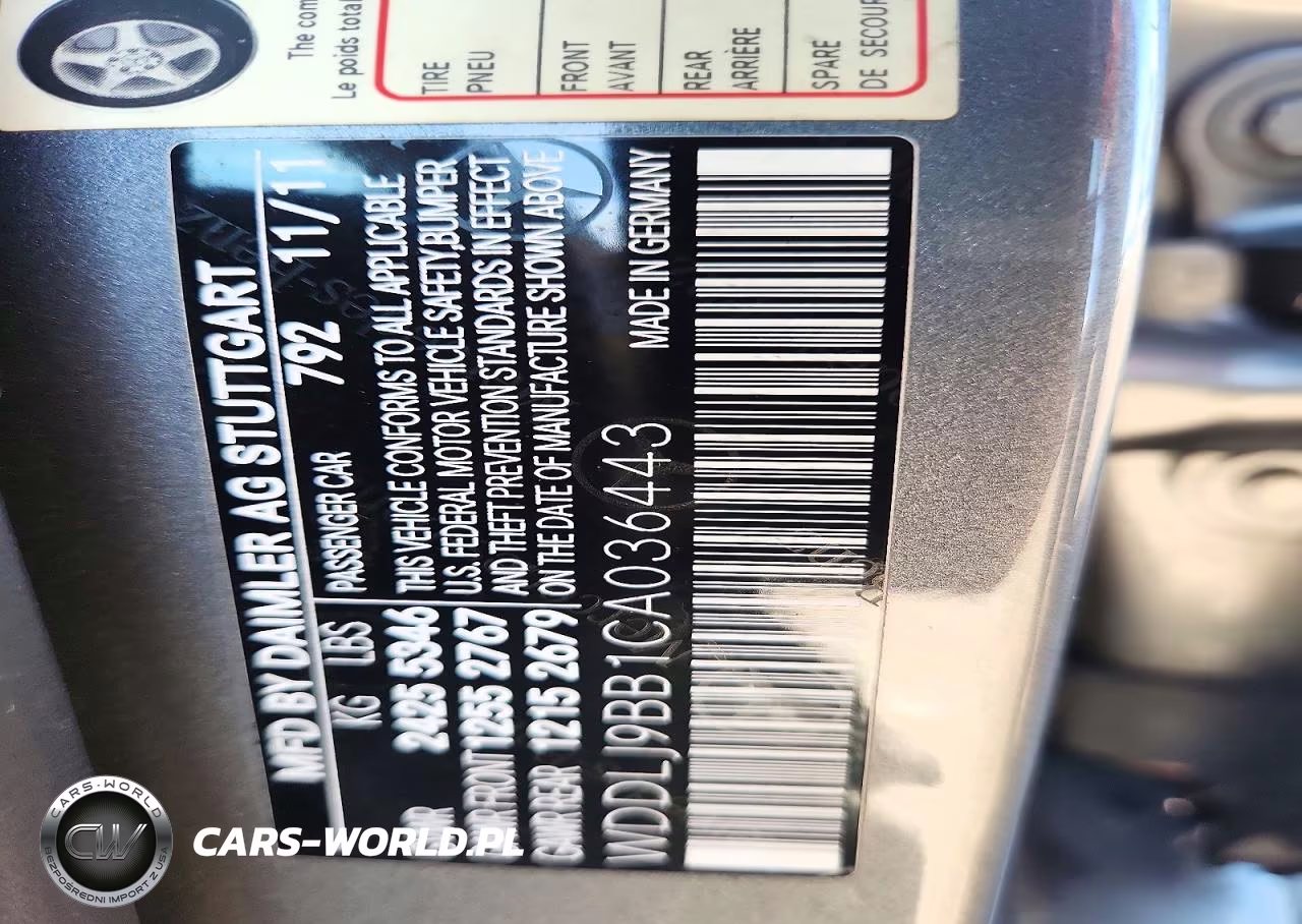 2012 Mercedes-Benz Cls 550 4Matic VIN:WDDLJ9BB1CA036443 - 12