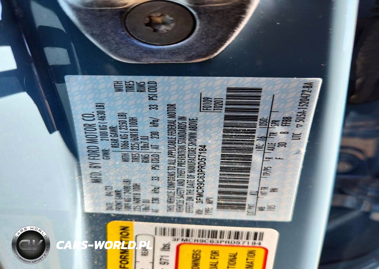 2023 Ford Bronco Sport Outer Banks VIN:3FMCR9C63PRD57184 - 14