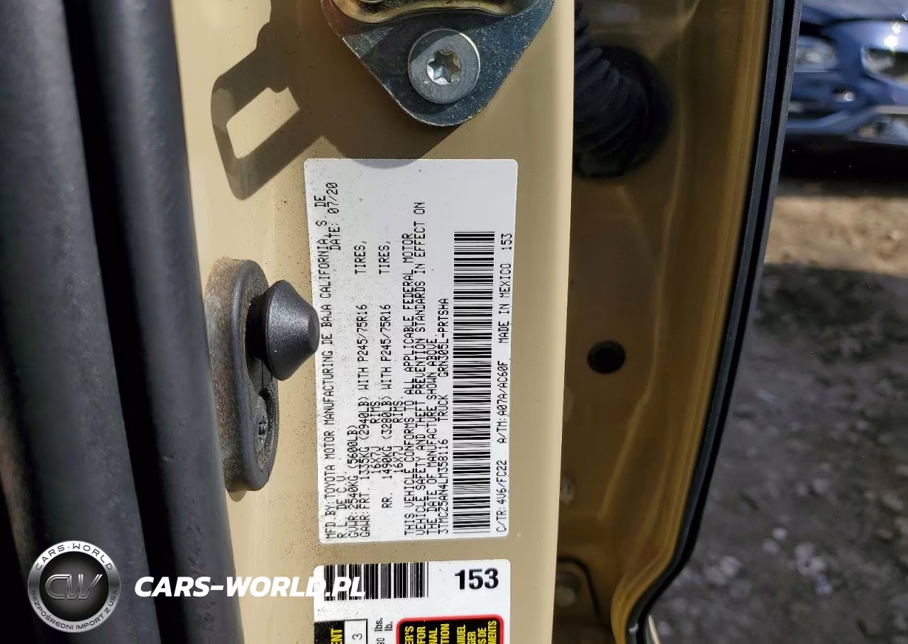2020 Toyota Tacoma Sr5 V6 VIN:3TMCZ5AN4LM358116 - 12