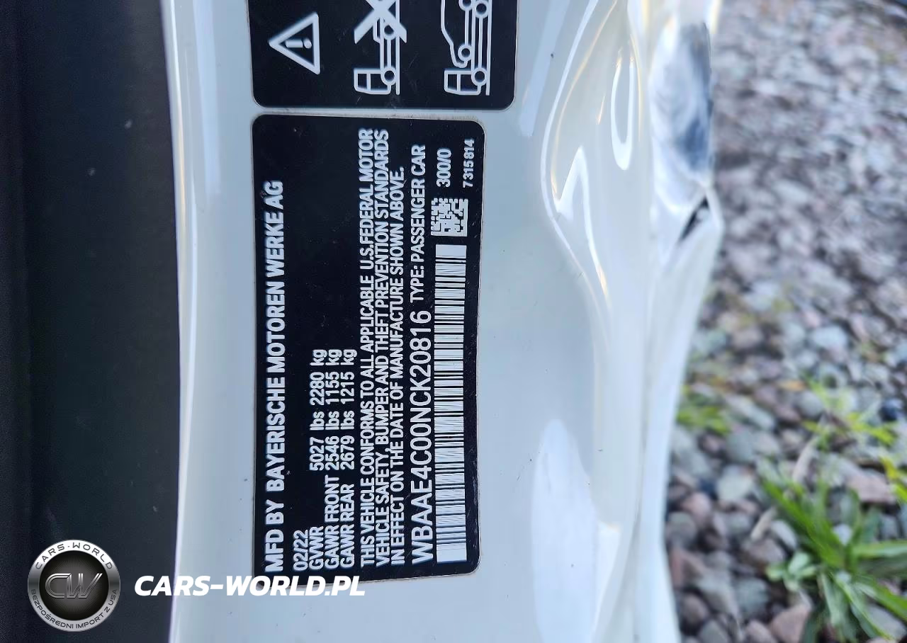 2022 BMW 840Xi VIN:WBAAE4C00NCK20816 - 13
