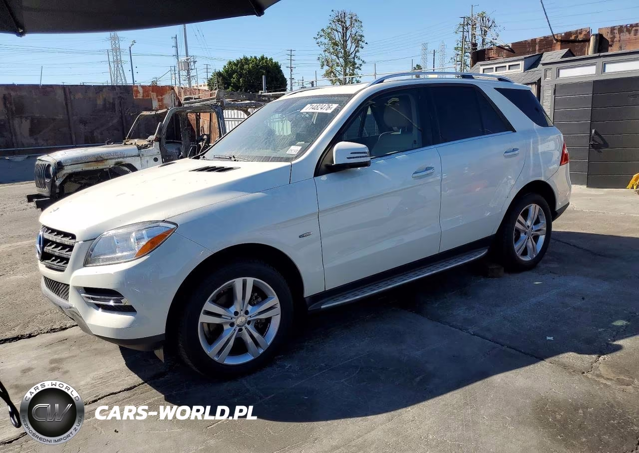 2012 Mercedes-Benz Ml 350 4Matic VIN:4JGDA5HBXCA031946 - 1