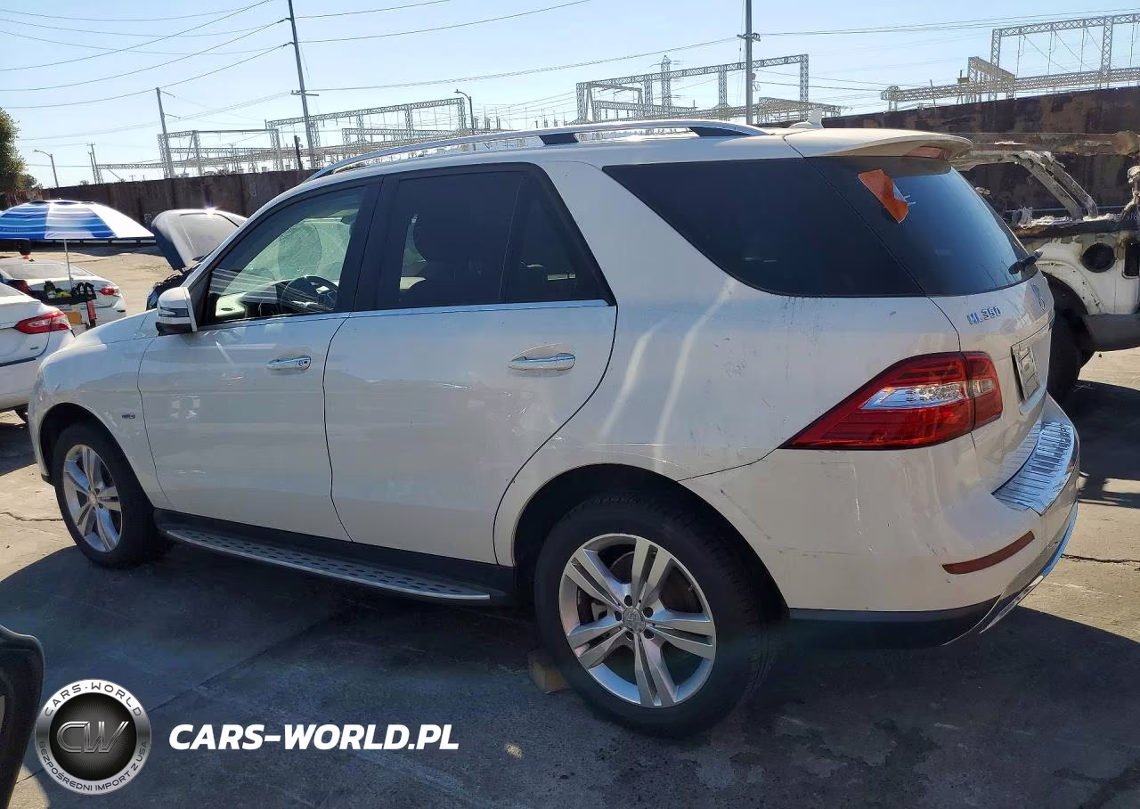 2012 Mercedes-Benz Ml 350 4Matic VIN:4JGDA5HBXCA031946 - 2