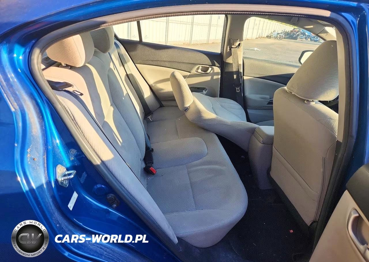 2013 Honda Civic Lx VIN:2HGFB2F55DH598298 - 10