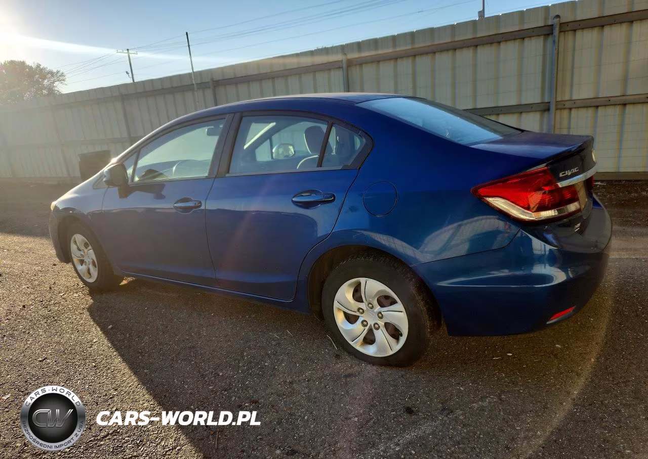 2013 Honda Civic Lx VIN:2HGFB2F55DH598298 - 2
