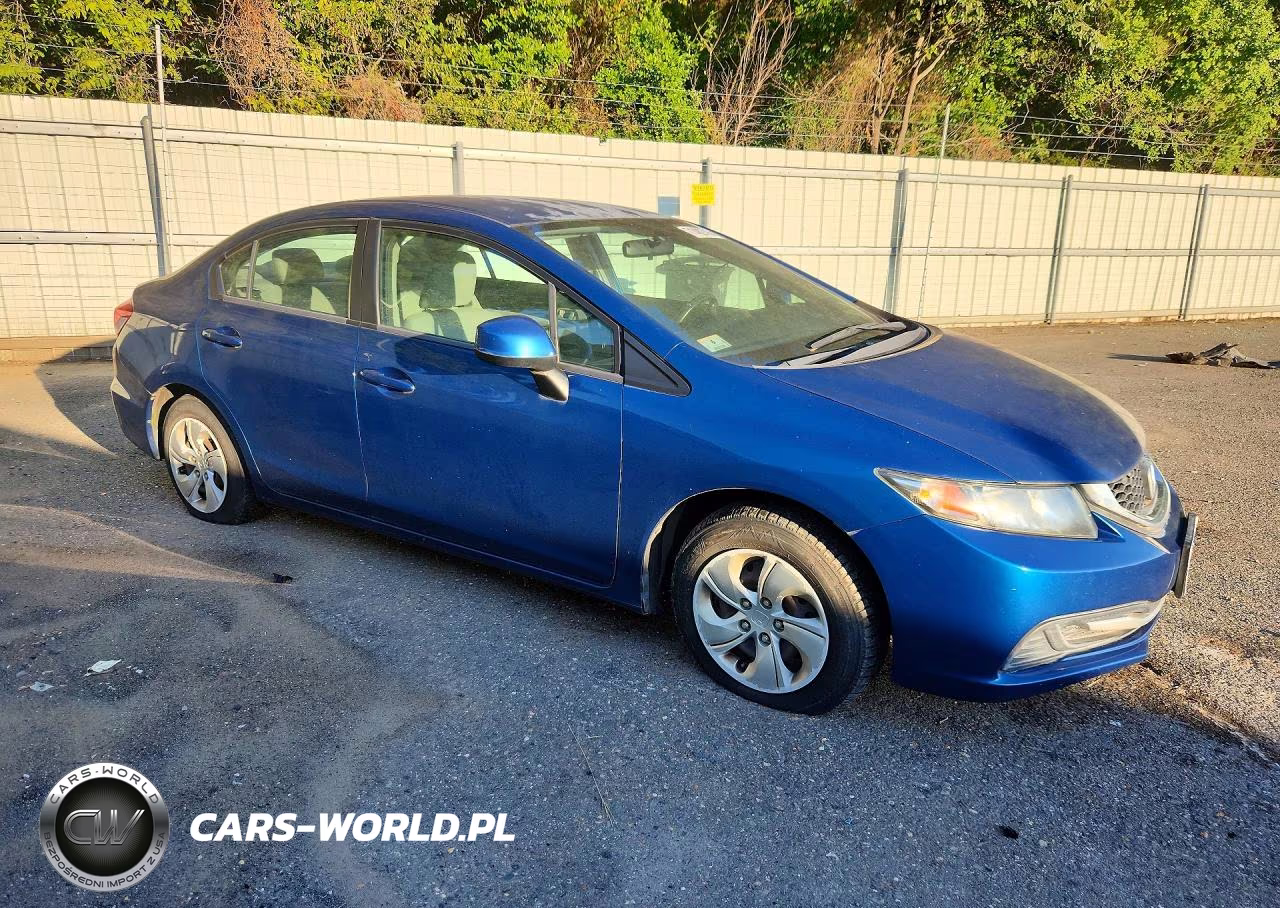 2013 Honda Civic Lx VIN:2HGFB2F55DH598298 - 4