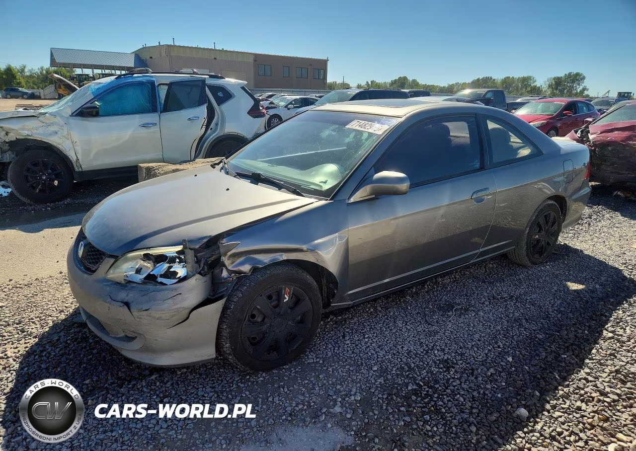 2005 Honda Civic Ex VIN:1HGEM21975L009045 - 1