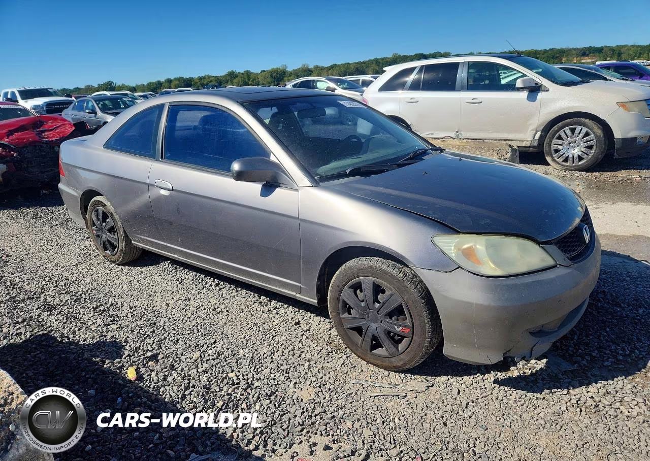 2005 Honda Civic Ex VIN:1HGEM21975L009045 - 4