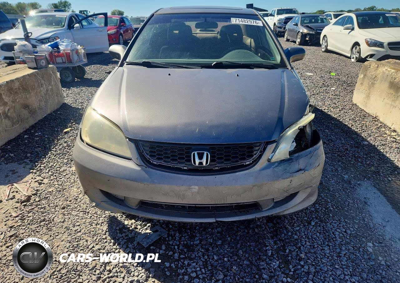 2005 Honda Civic Ex VIN:1HGEM21975L009045 - 5