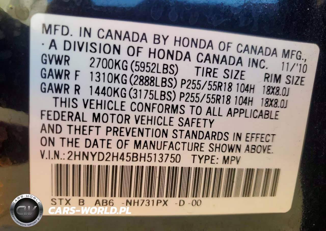 2011 Acura Mdx Technology VIN:2HNYD2H45BH513750 - 13