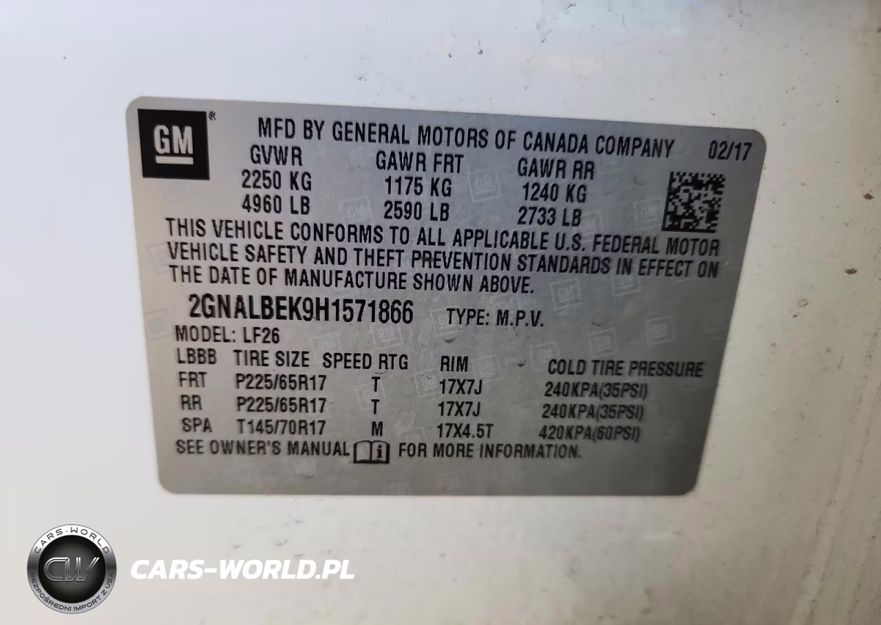 2017 Chevrolet Equinox Ls VIN:2GNALBEK9H1571866 - 14
