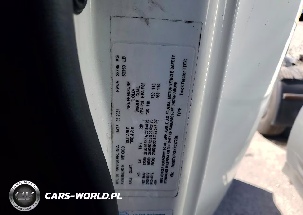 2022 International Lt625 Semi Truck VIN:3HSDZAPR1NN537208 - 13