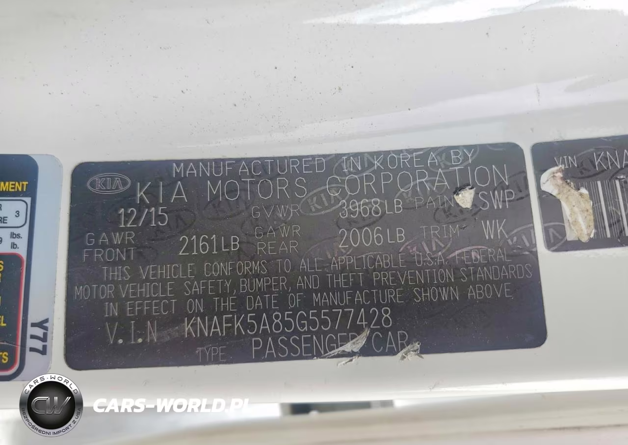 2016 Kia Forte5 Lx VIN:KNAFK5A85G5577428 - 12