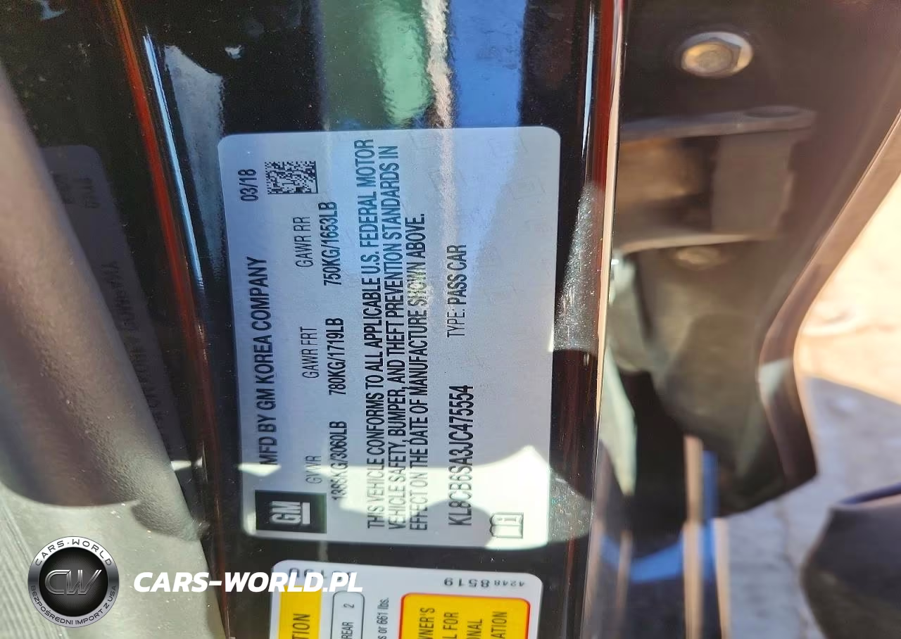 2018 Chevrolet Spark Ls VIN:KL8CB6SA3JC475554 - 12