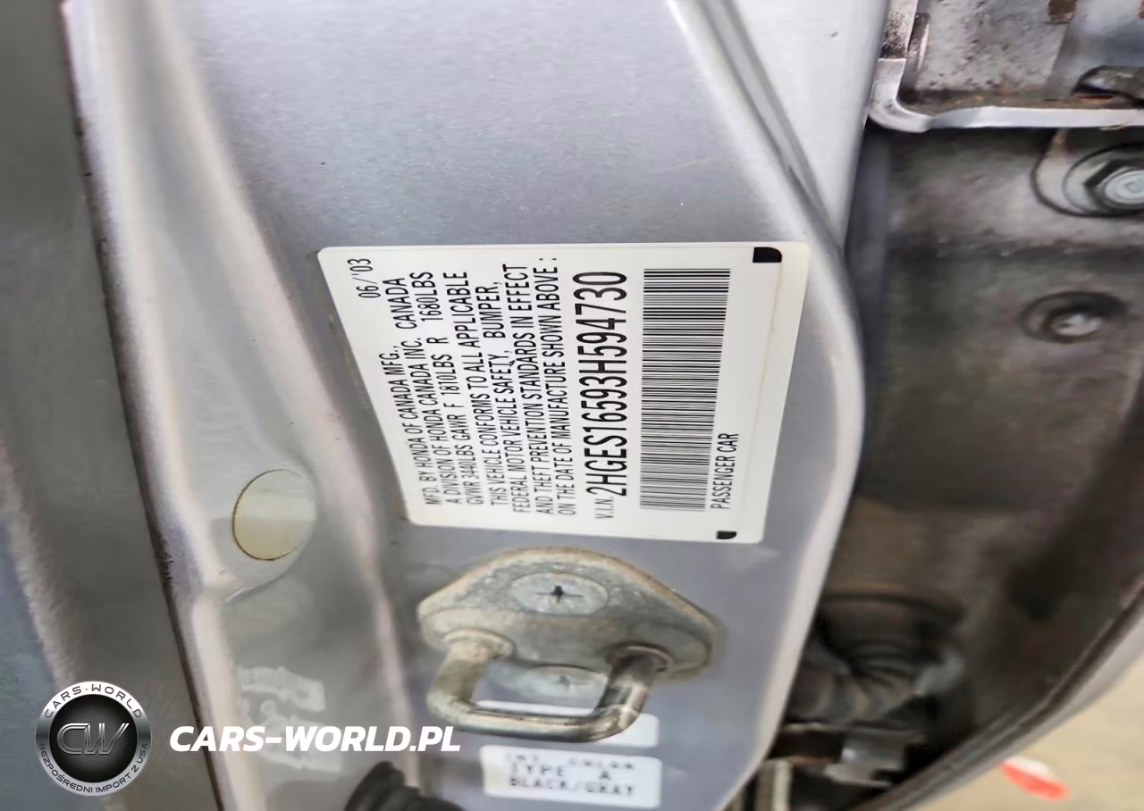 2003 Honda Civic Lx VIN:2HGES16593H594730 - 12