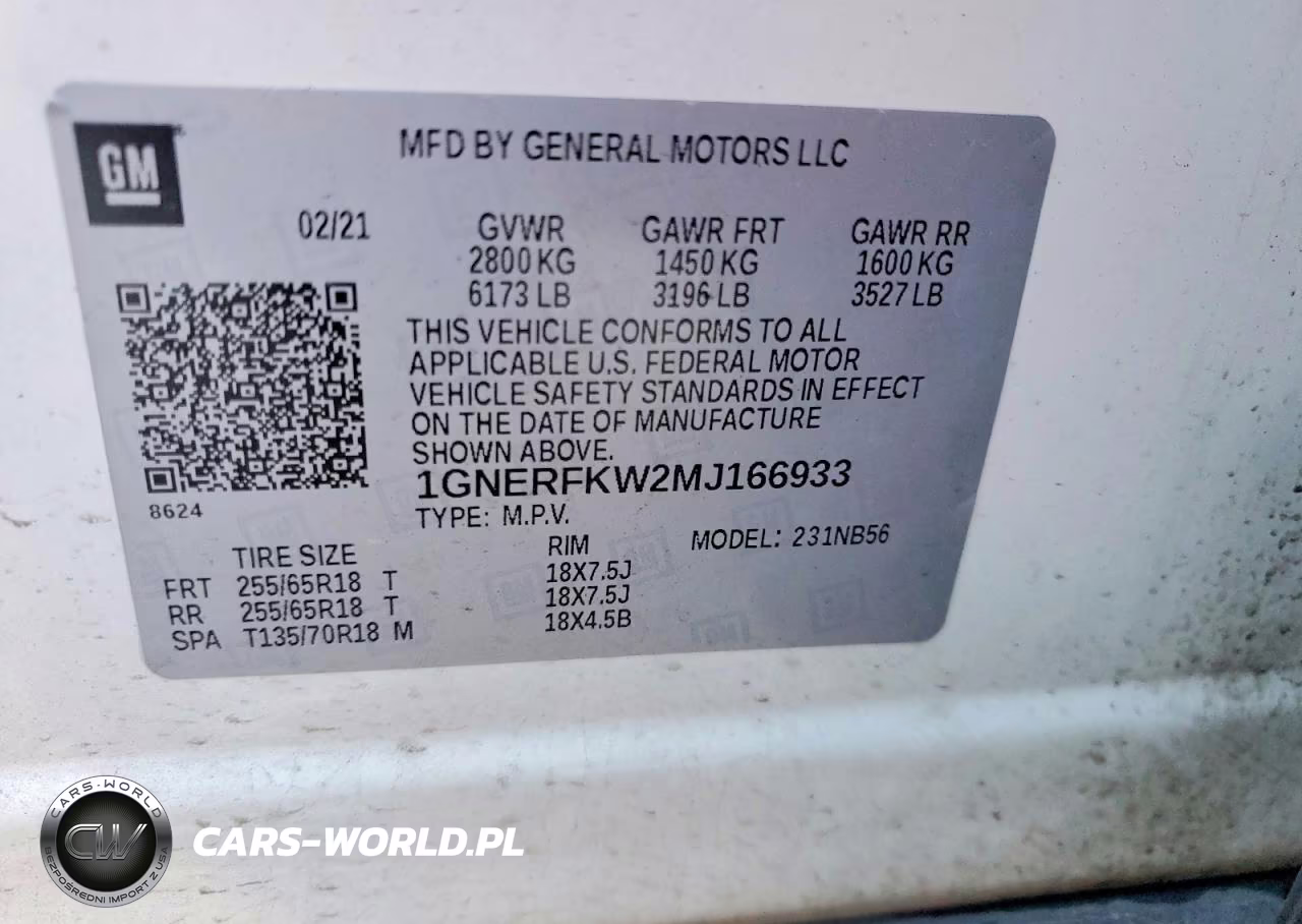 2021 Chevrolet Traverse VIN:1GNERFKW2MJ166933 - 13