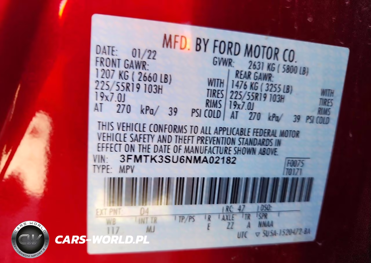 2022 Ford Mustang Mach-E Premium VIN:3FMTK3SU6NMA02182 - 12