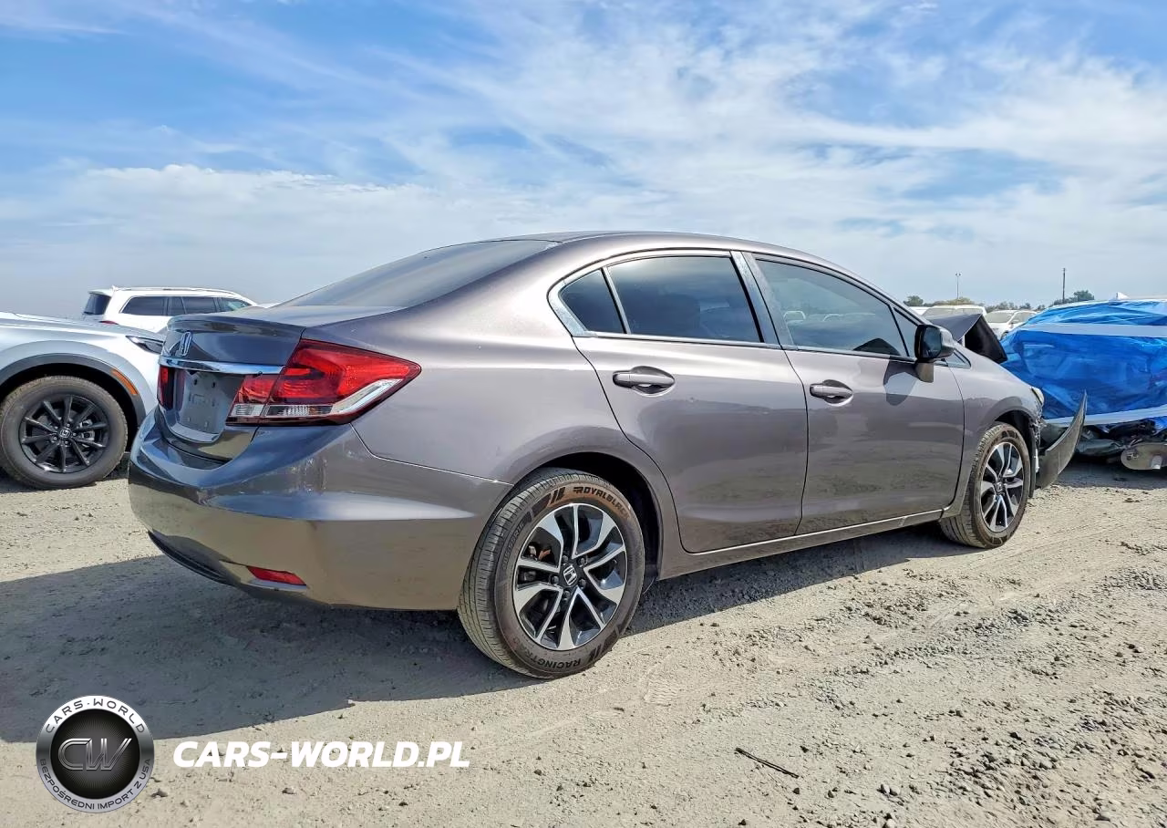 2013 Honda Civic Ex VIN:19XFB2F81DE225618 - 3