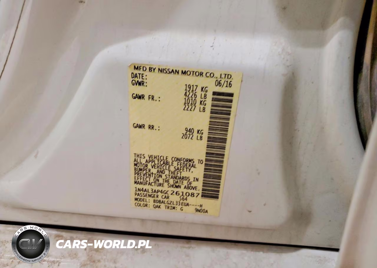 2016 Nissan Altima 2.5 S VIN:1N4AL3AP4GC261087 - 13