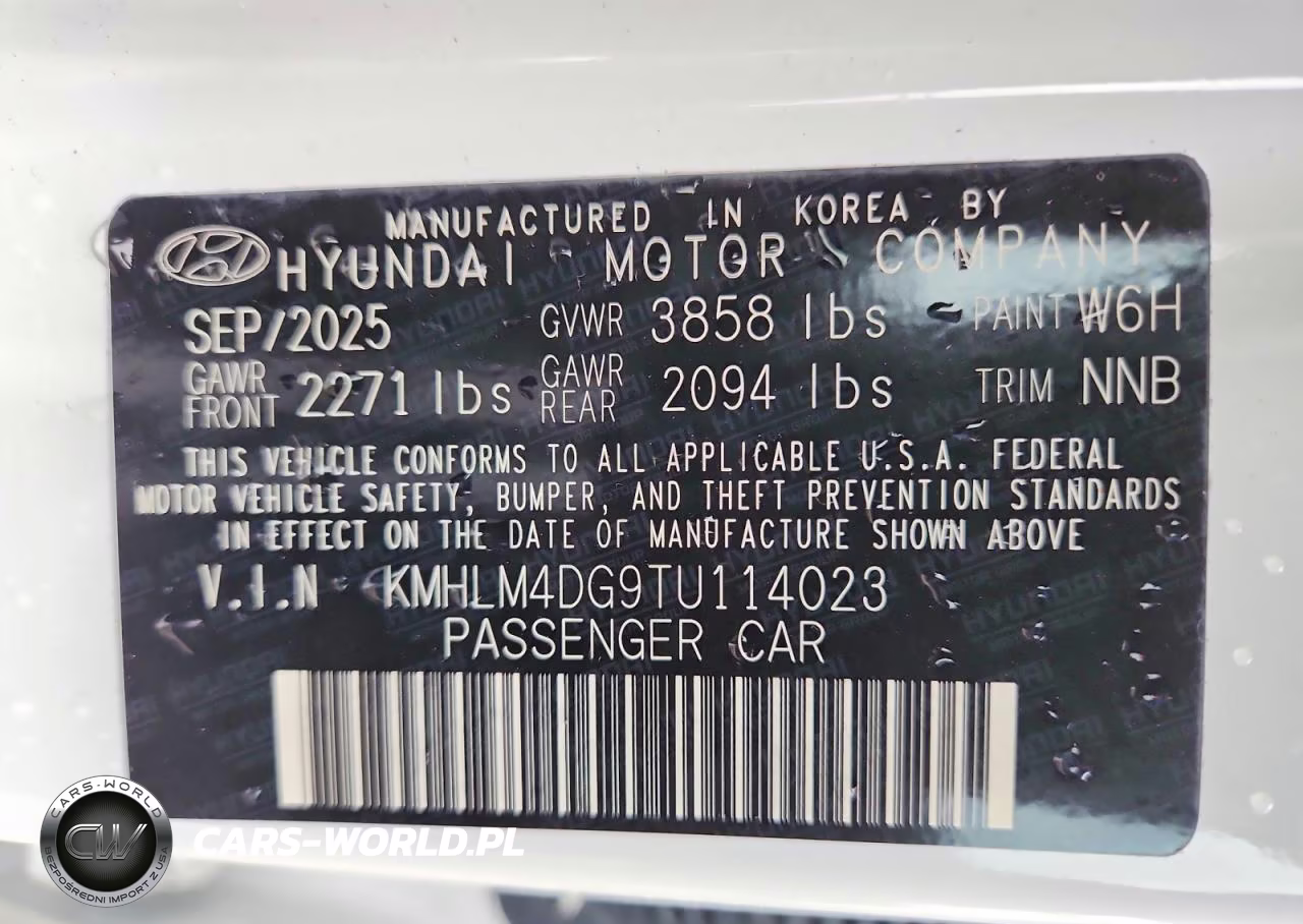 2026 Hyundai Elantra Sel Sport VIN:KMHLM4DG9TU114023 - 13
