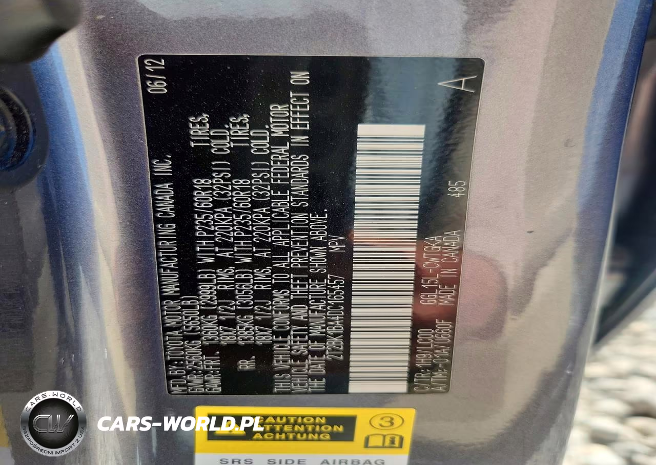 2013 Lexus Rx 350 Base VIN:2T2BK1BA4DC165457 - 13
