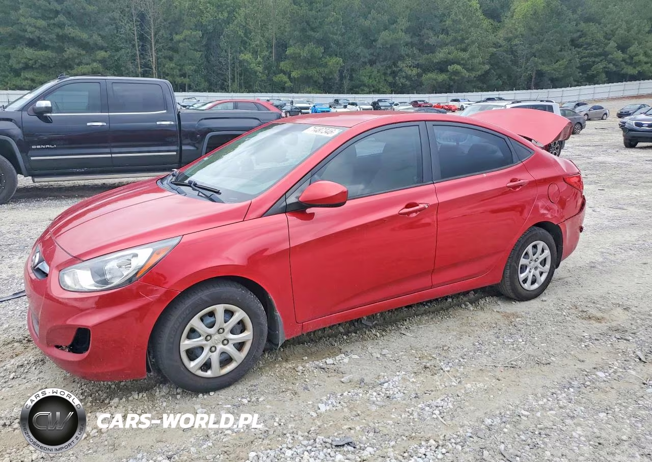 2013 Hyundai Accent VIN:KMHCT4AE2DU434727 - 1